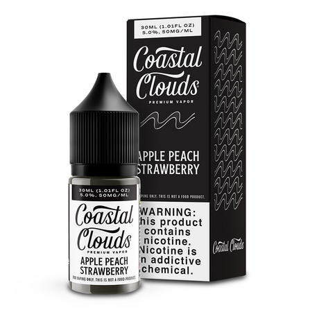 Coastal Clouds Salts - Apple Peach Strawberry 30mL