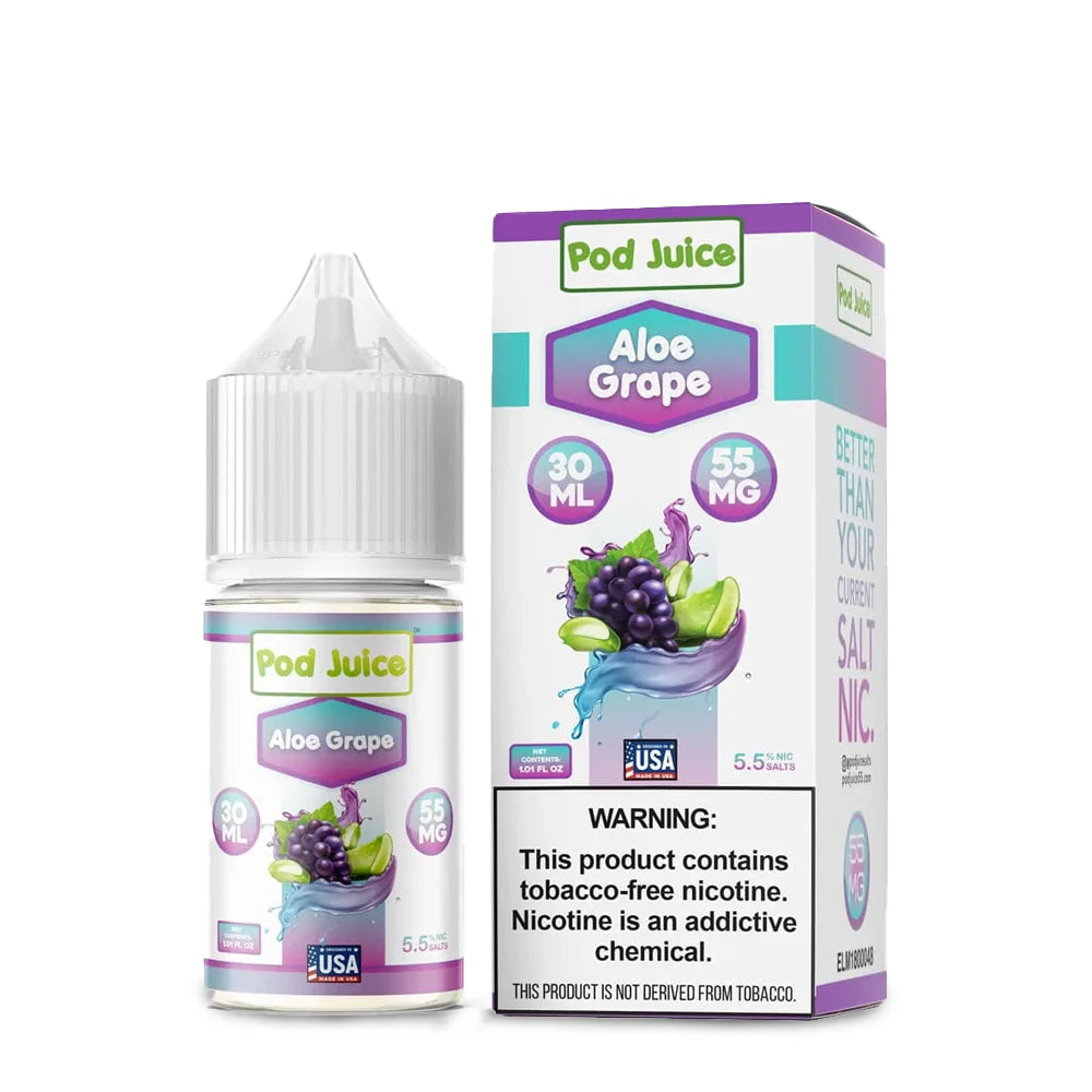 Pod Juice Salts - Aloe Grape 30mL
