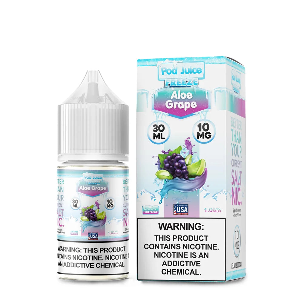 Pod Juice Freeze Salts - Aloe Grape 30mL