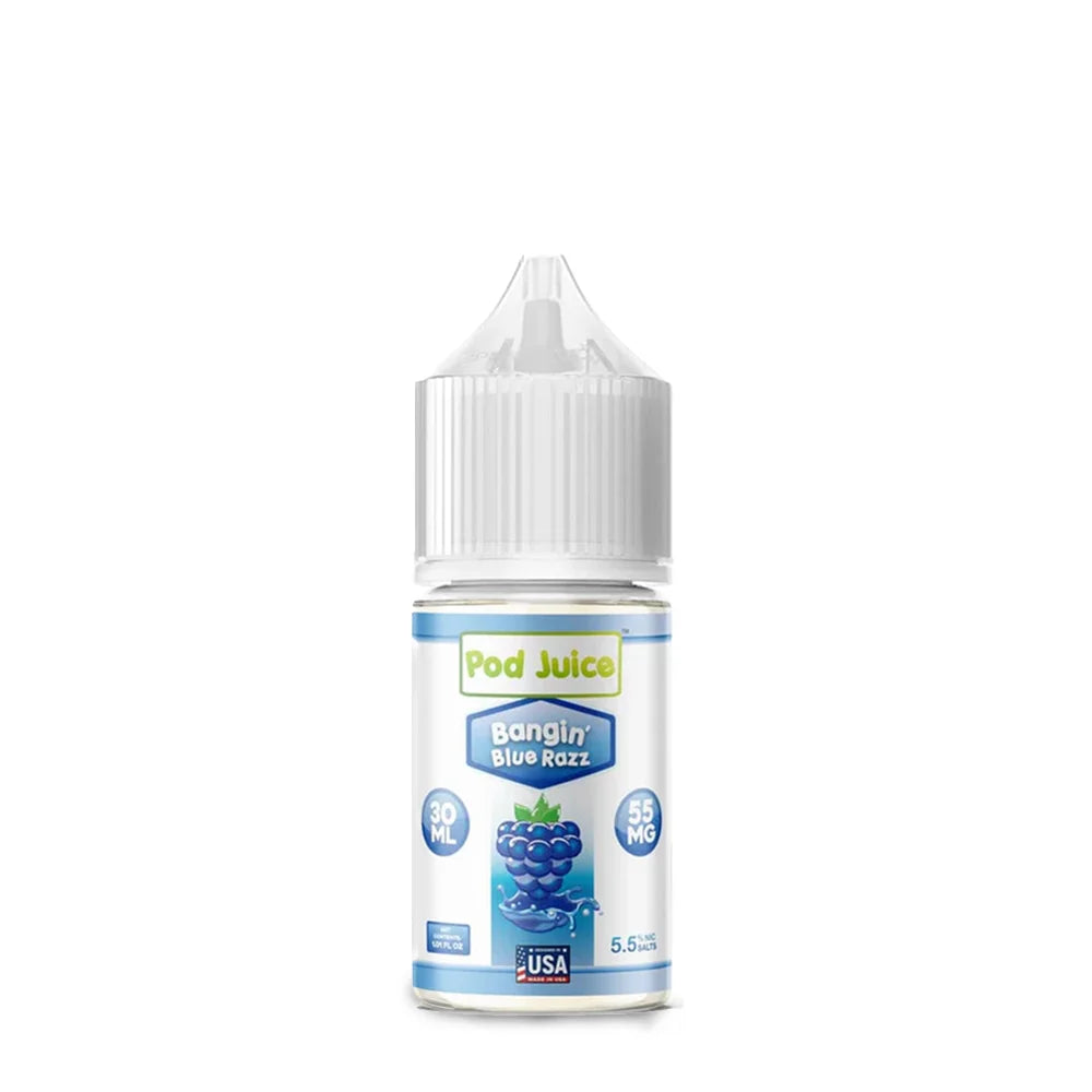 Pod Juice Salts - Bangin Blue Razz 30mL