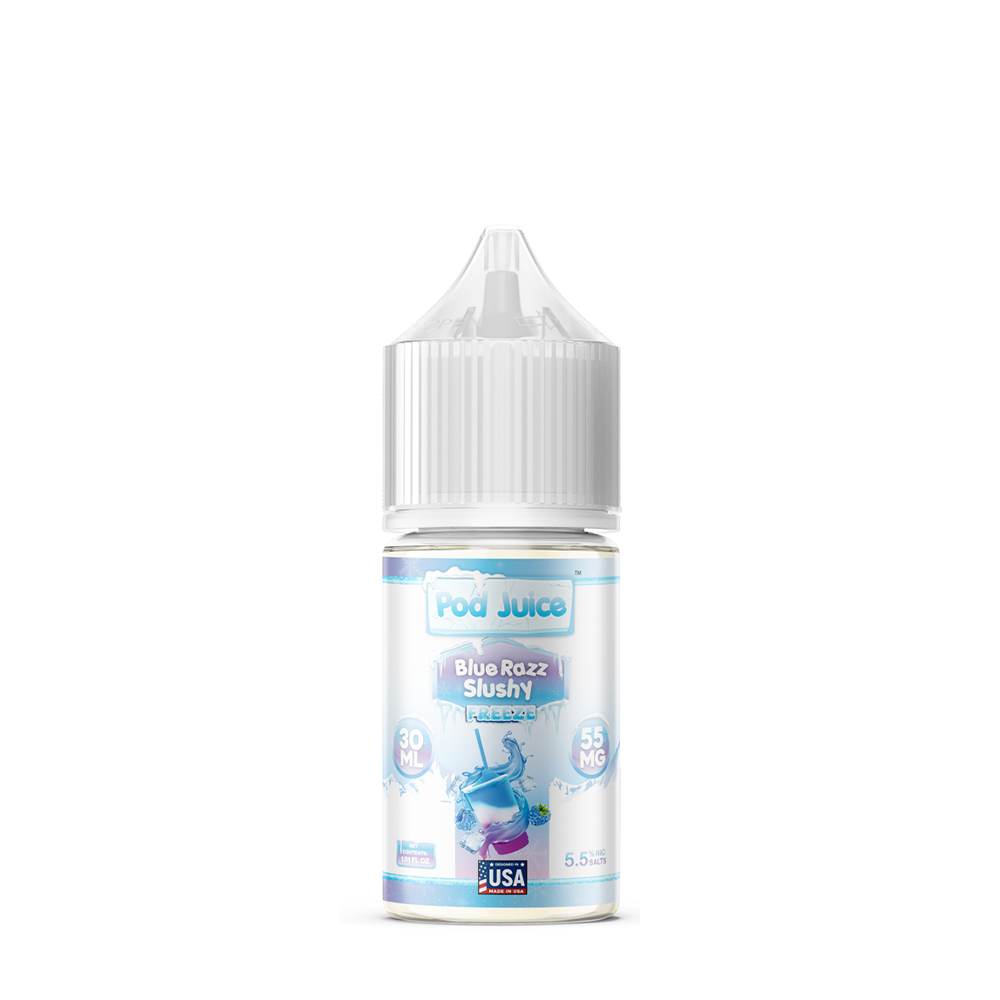 Pod Juice Freeze Salts - Blue Razz Slushy 30mL