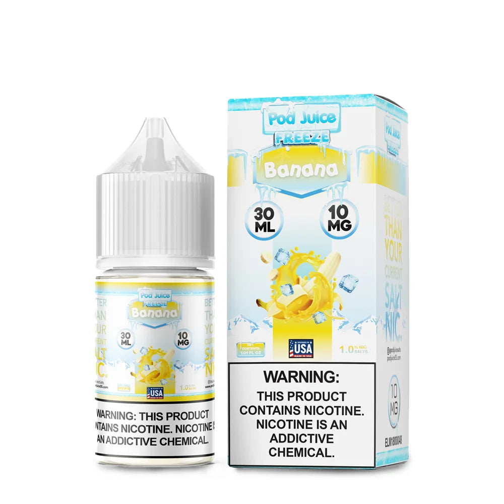 Pod Juice Freeze Salts - Banana 30mL