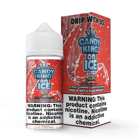 Candy King on ICE - Belts Strawberry Ice 100mL