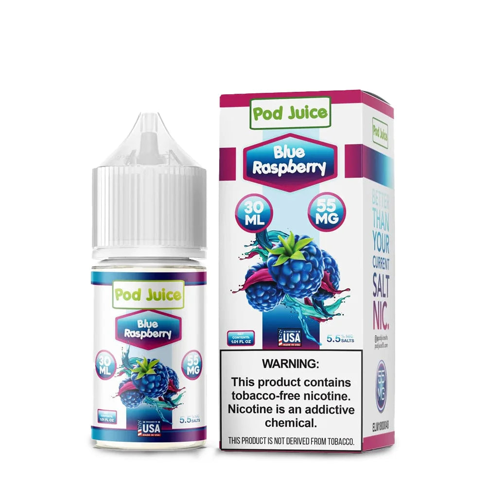 Pod Juice Salts - Blue Raspberry 30mL