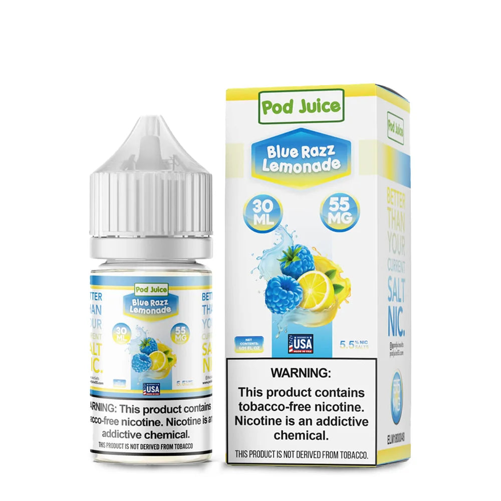 Pod Juice Salts - Blue Razz Lemonade 30mL