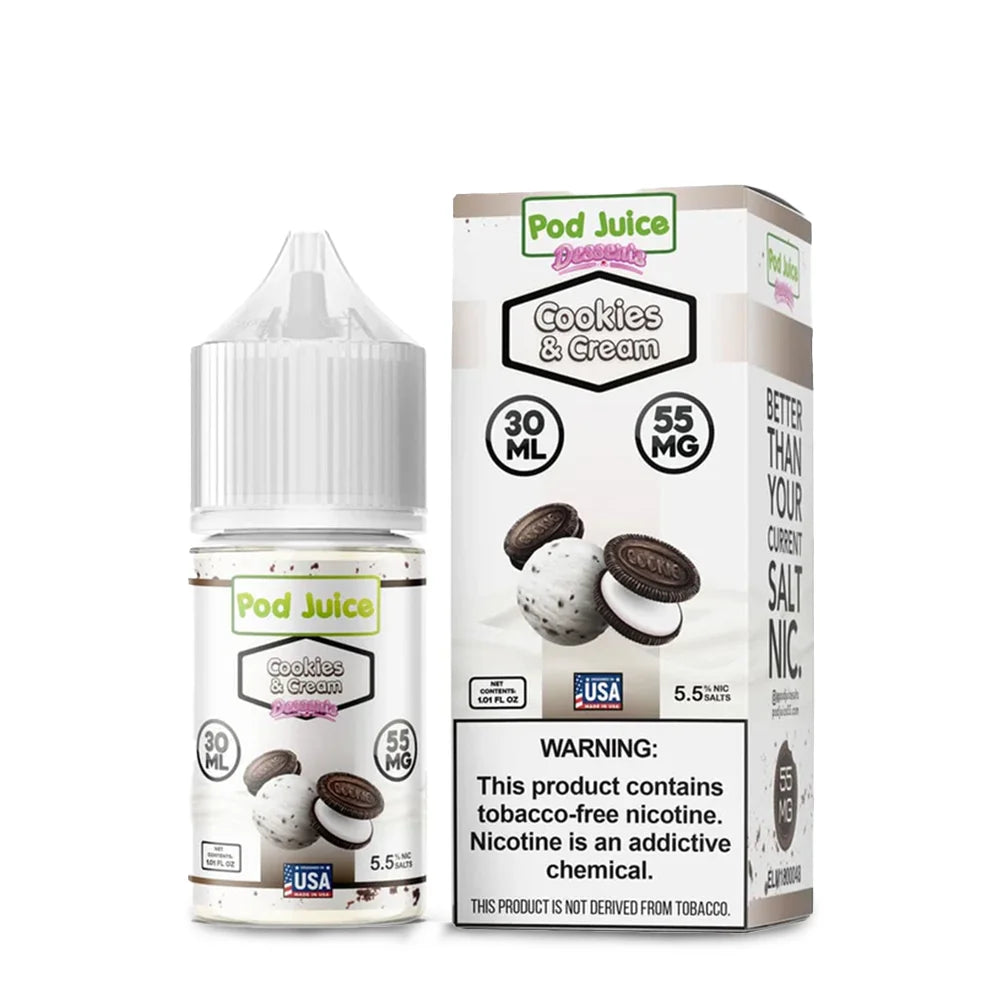Pod Juice Salts - Cookies and Cream 30mL