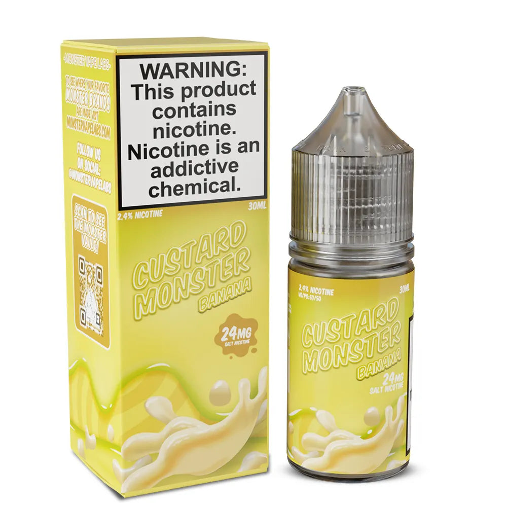 Custard Monster Salt - Banana 30mL