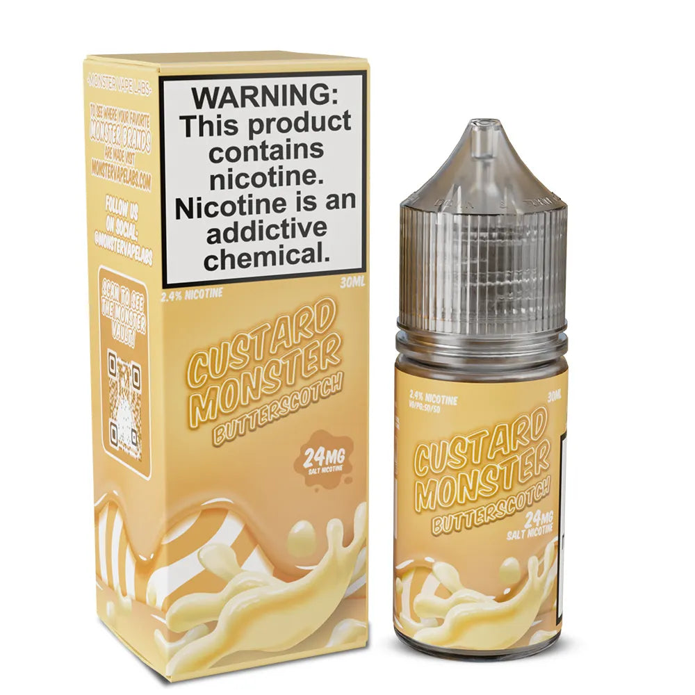 Custard Monster Salt - Butterscotch 30mL
