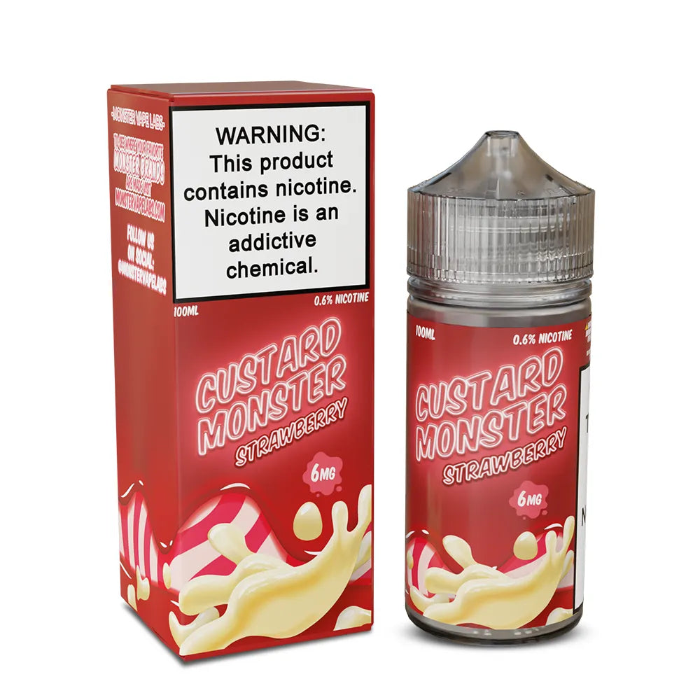 Custard Monster - Strawberry 100mL