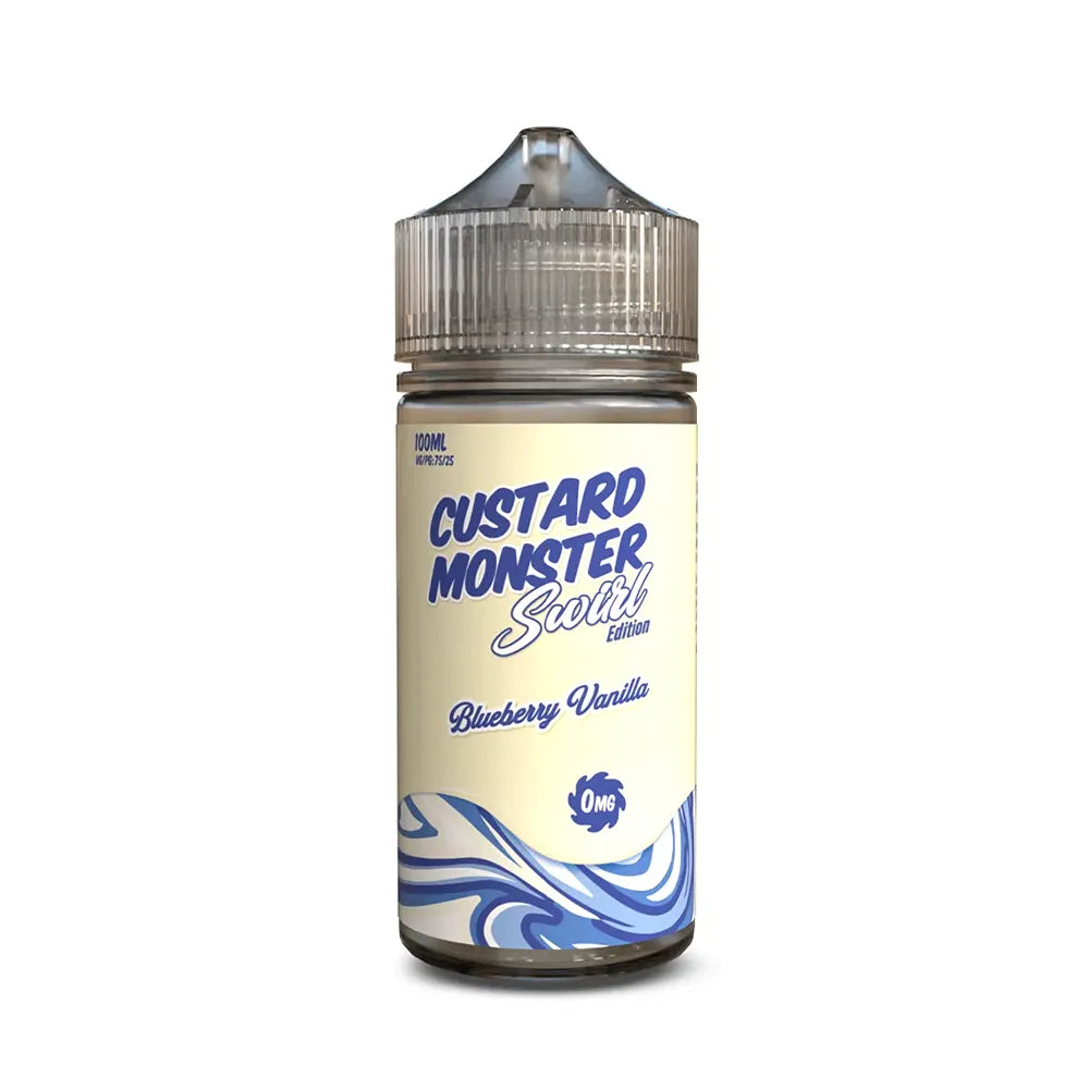 Custard Monster Swirl - Blueberry Vanilla 100mL