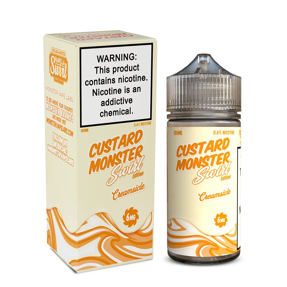 Custard Monster Swirl - Creamsicle 100mL