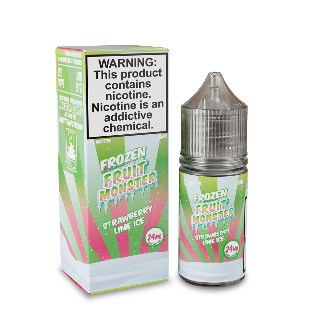 Frozen Fruit Monster Salt - ICE Strawberry Lime 30mL