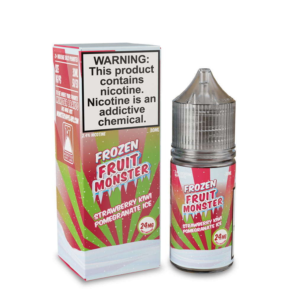 Frozen Fruit Monster Salt - ICE Strawberry Kiwi Pomegranate 30mL
