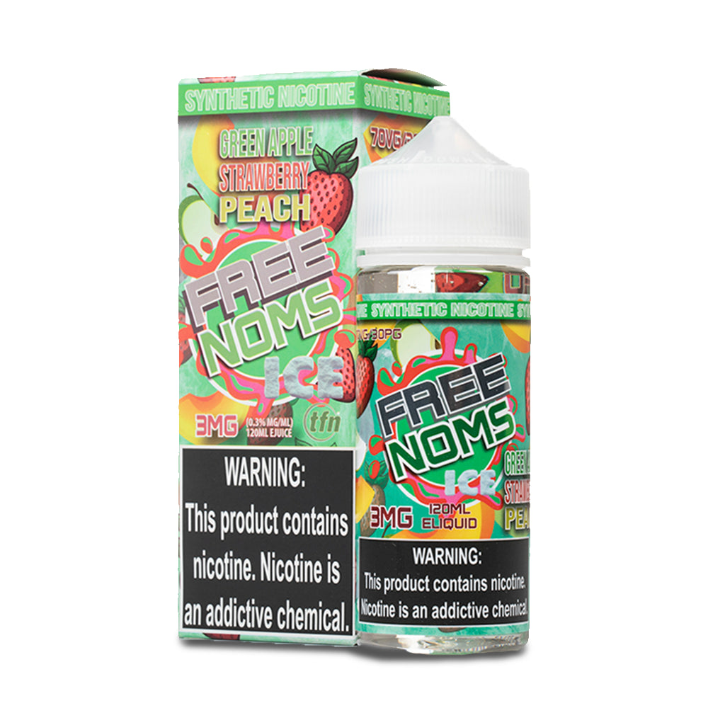 Freenoms by Nomenon - Tart Green Apple Strawberry Peach ICE 120mL