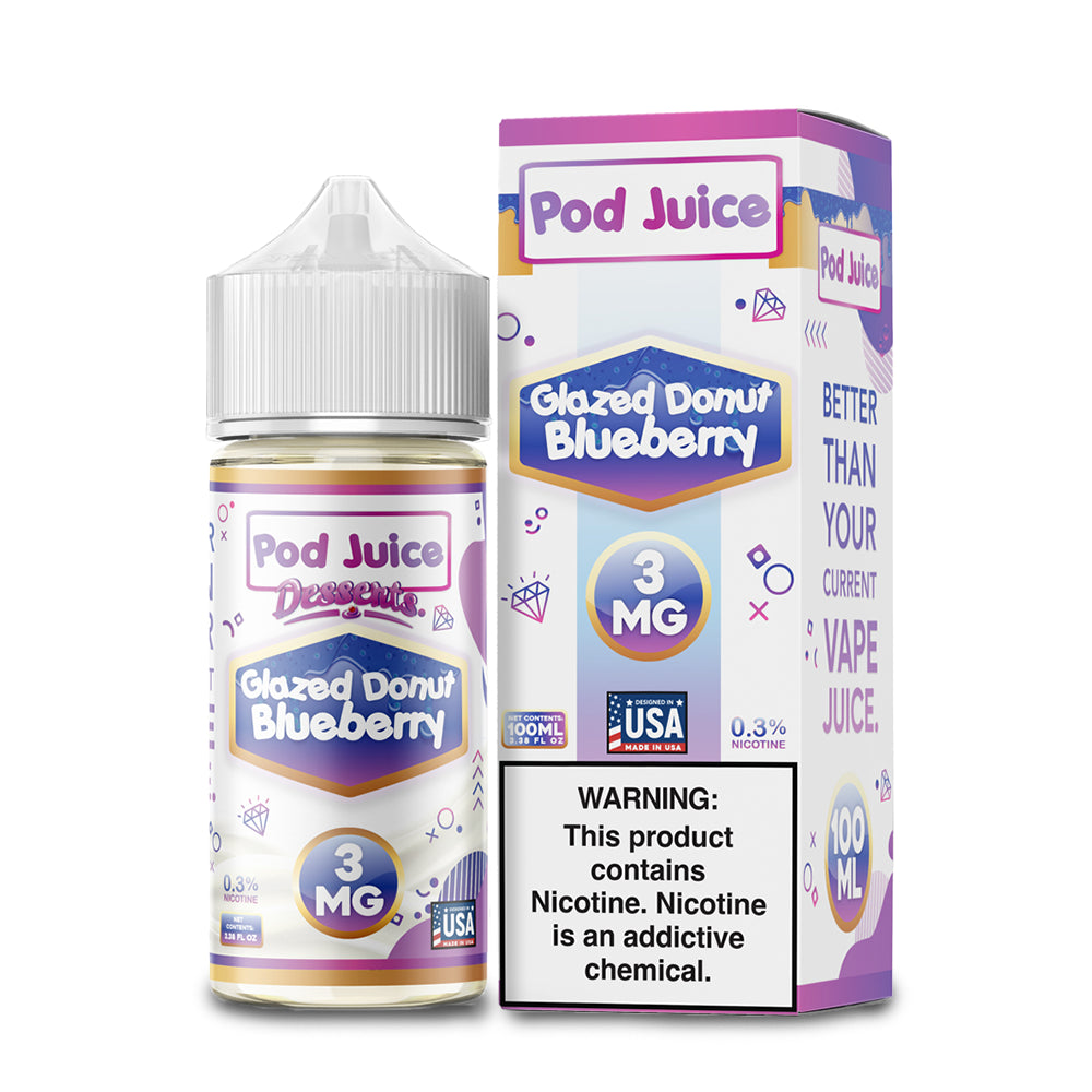 Pod Juice - Glazed Donut Blueberry 100mL