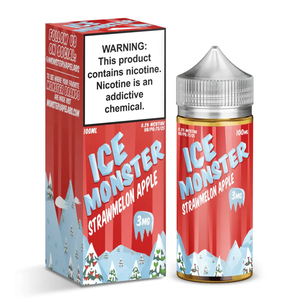 ICE Monster - ICE Strawmelon Apple 100mL