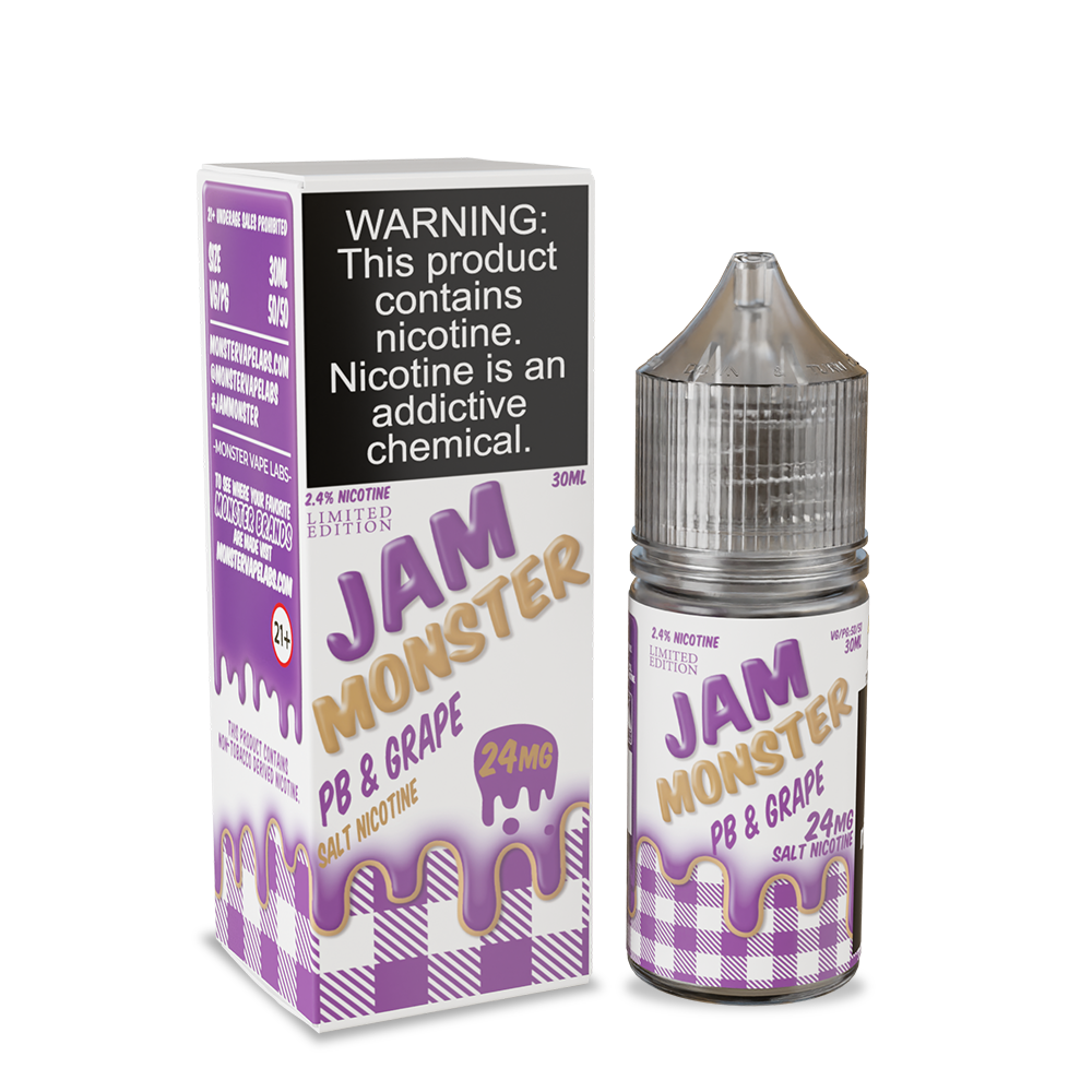 PB and Jam Monster Salt - Grape 30mL