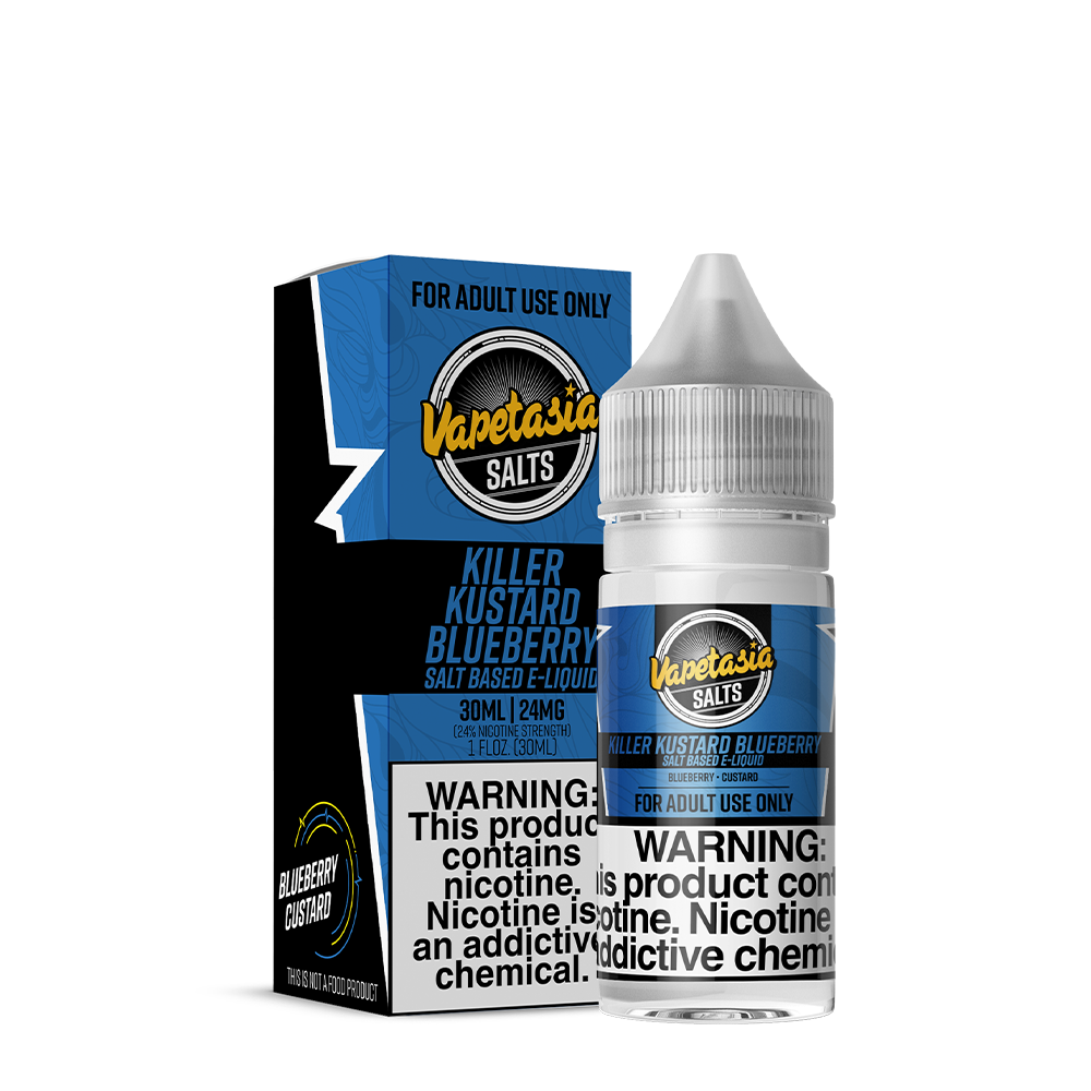 Vapetasia Salts - Killer Kustard Blueberry 30mL