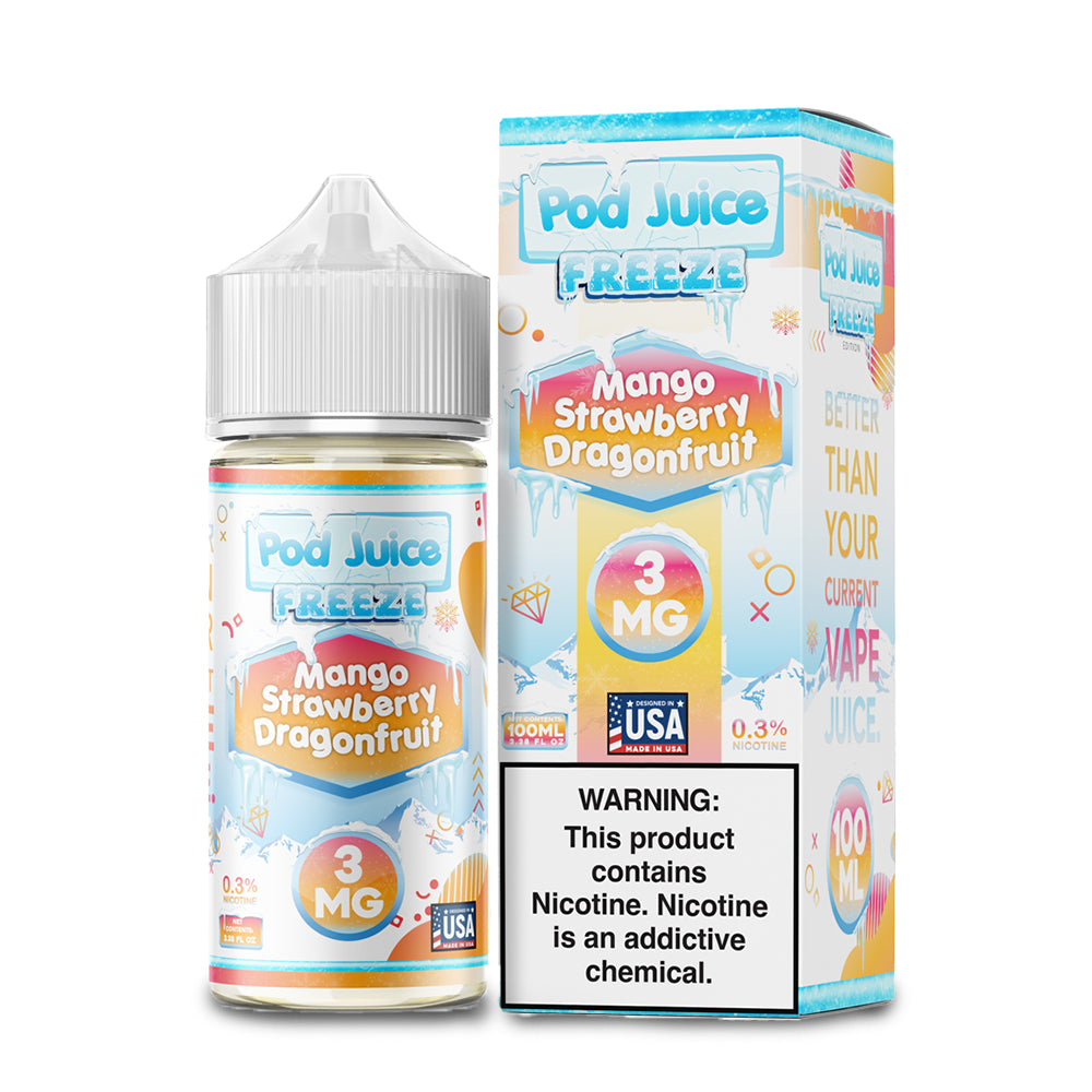 Pod Juice Freeze - Mango Strawberry Dragonfruit 100mL