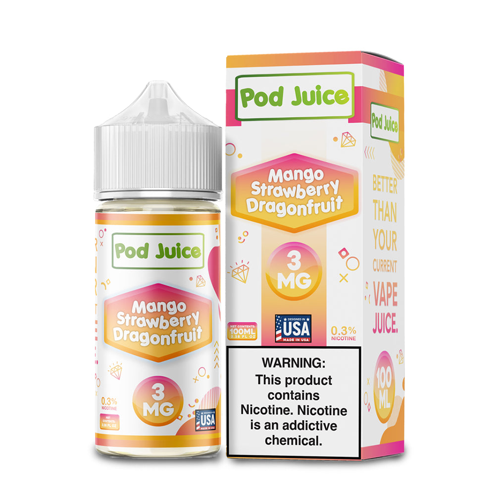 Pod Juice - Mango Strawberry Dragonfruit 100mL