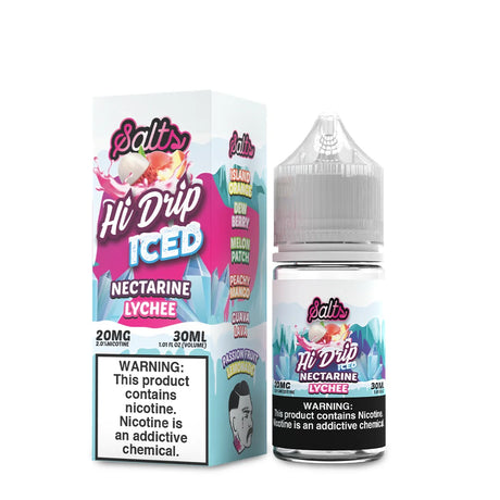 Hi-Drip Salts ICED - Nectarine Lychee 30mL