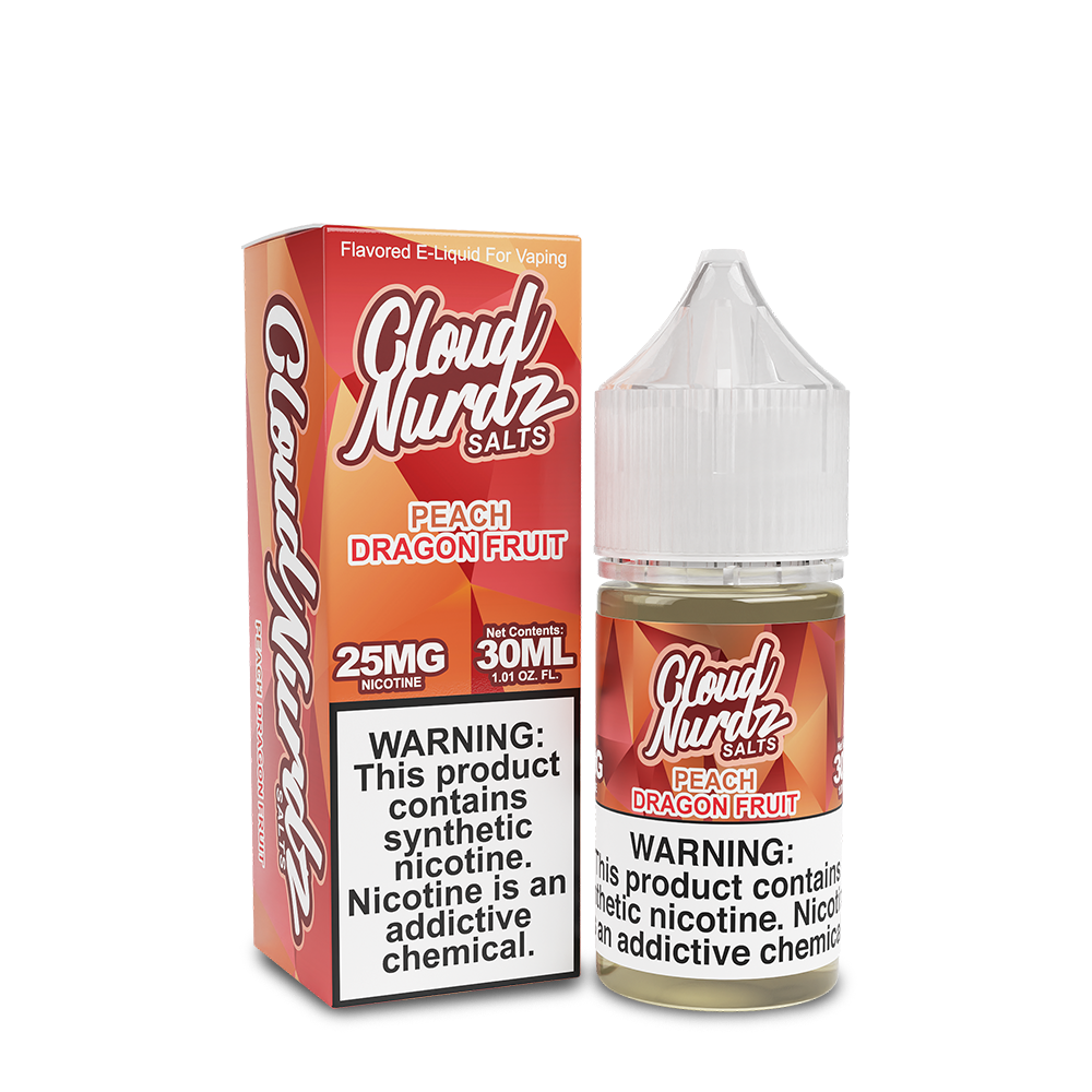 Cloud Nurdz Salts - Peach Dragon Fruit 30mL