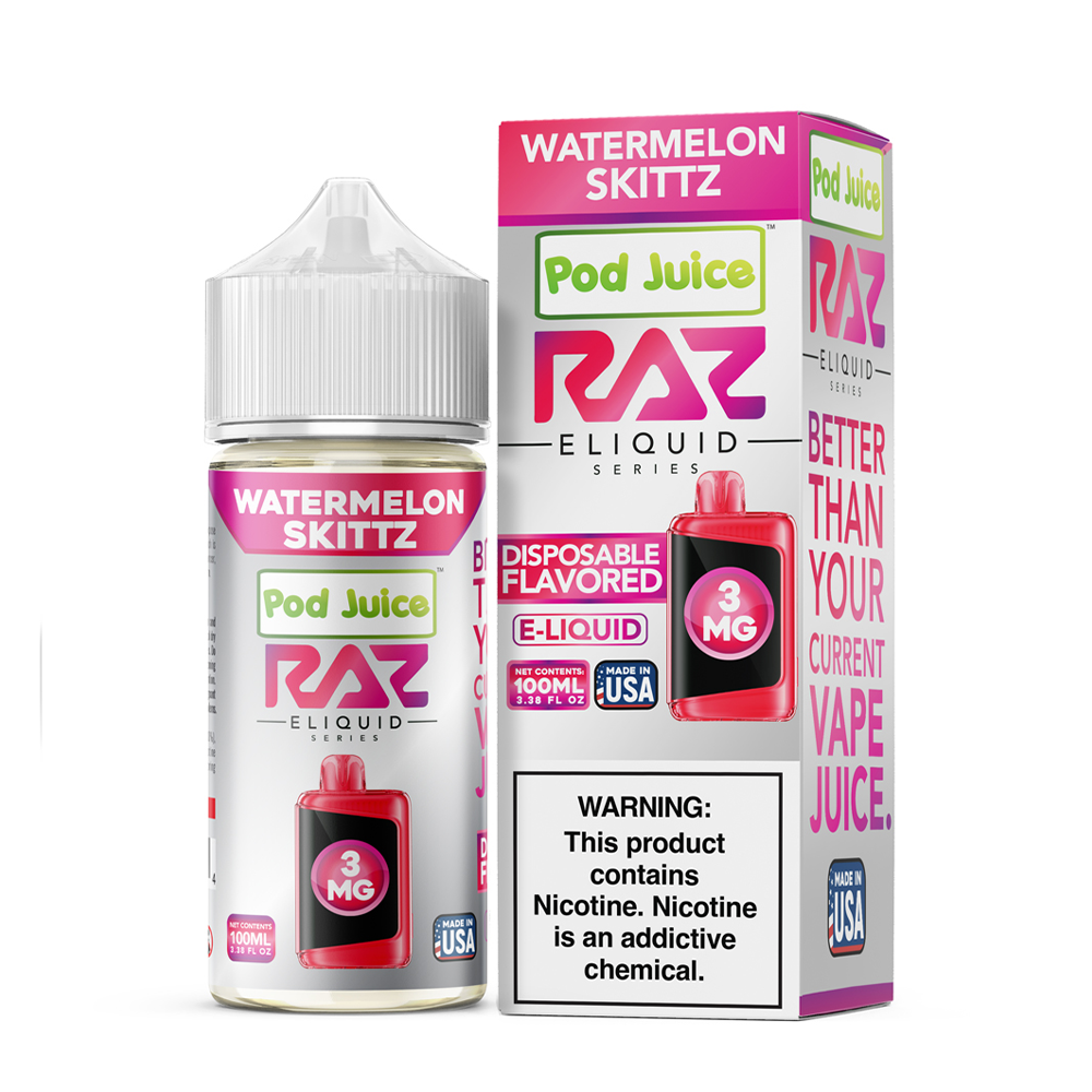 Pod Juice x RAZ - Watermelon Skittz 100mL