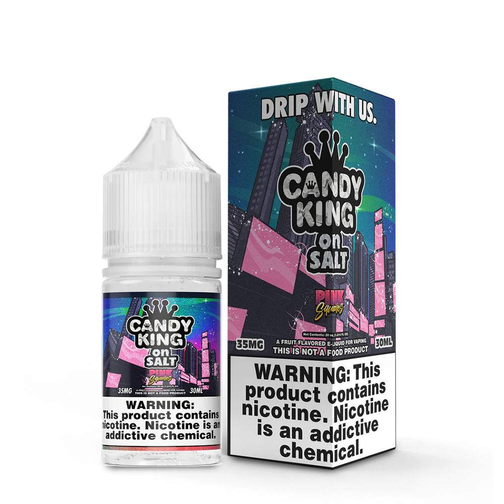 Candy King Salts - Pink Squares 30mL