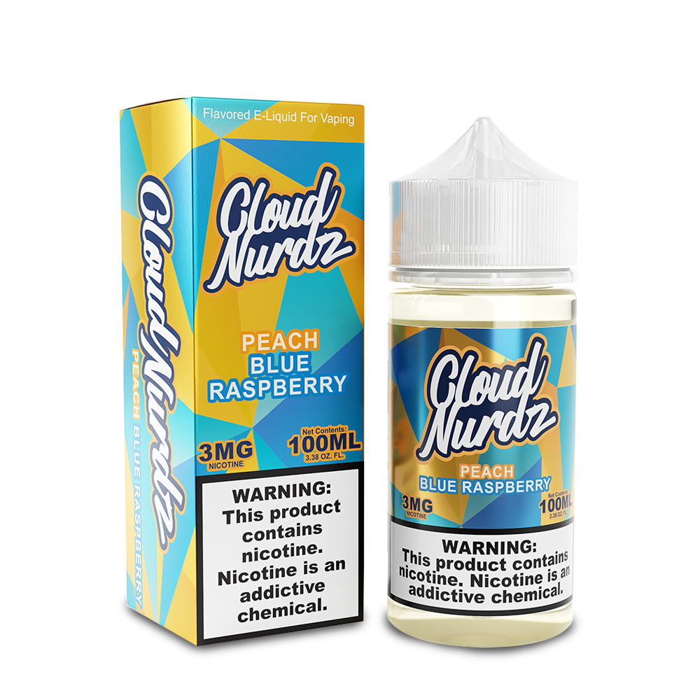 Cloud Nurdz - Peach Blue Razz 100mL