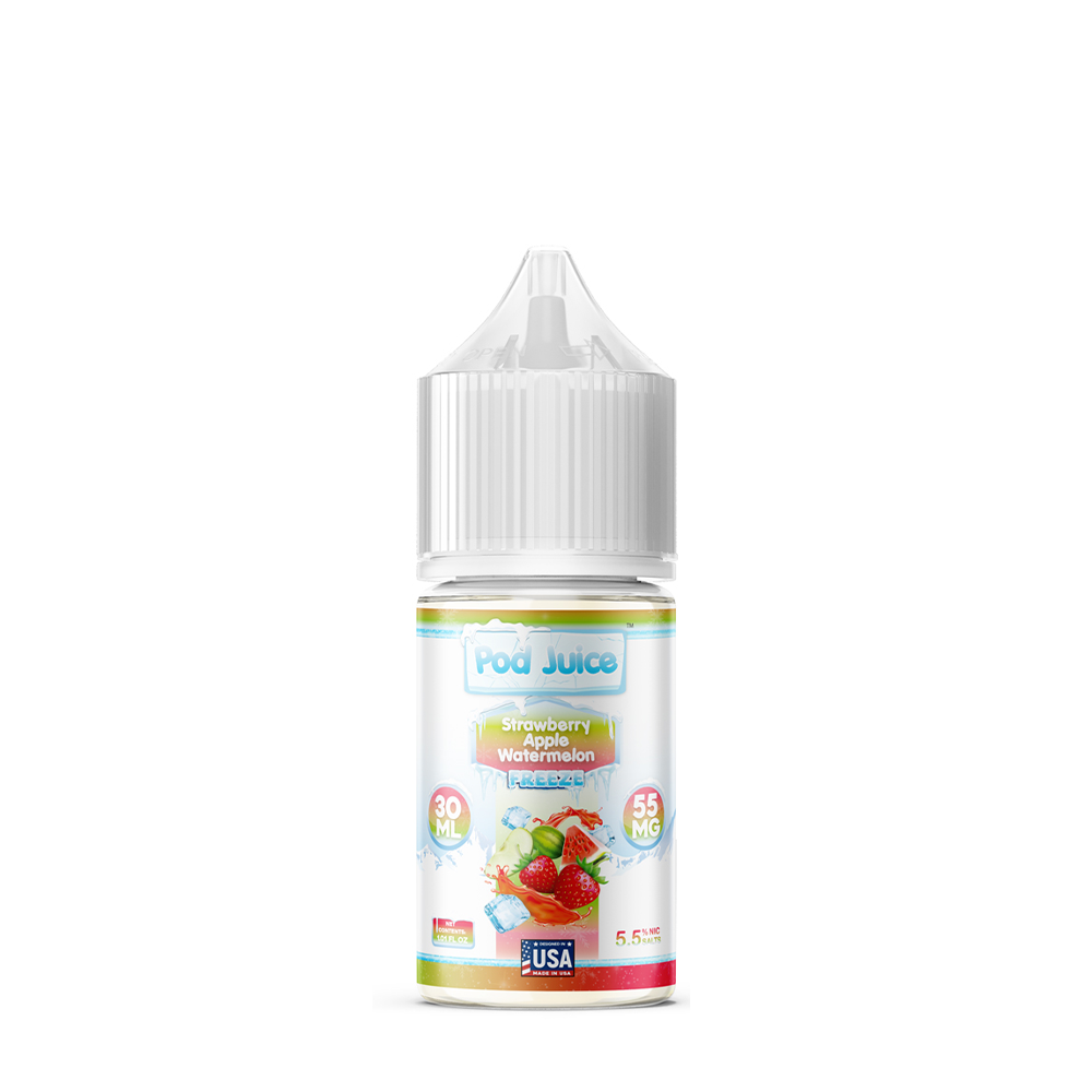 Pod Juice Freeze Salts - Strawberry Apple Watermelon 30mL
