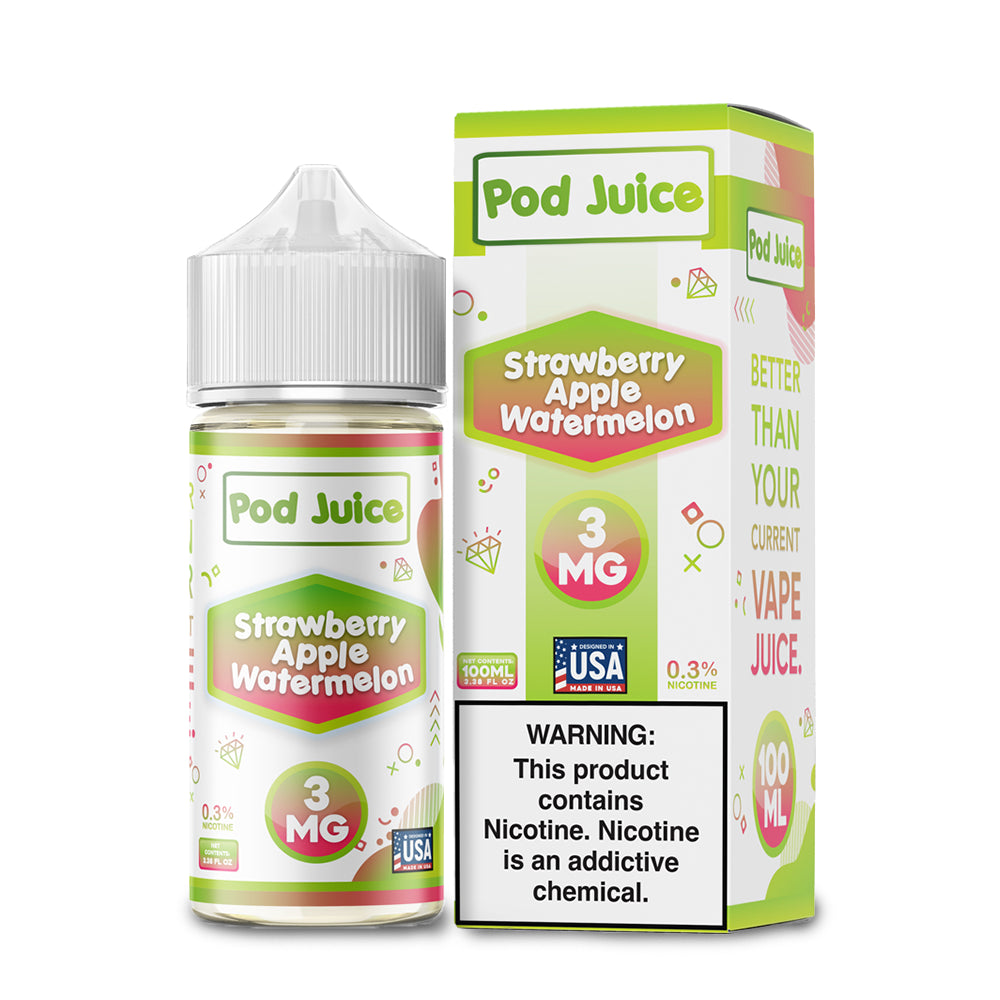 Pod Juice - Strawberry Apple Watermelon 100mL