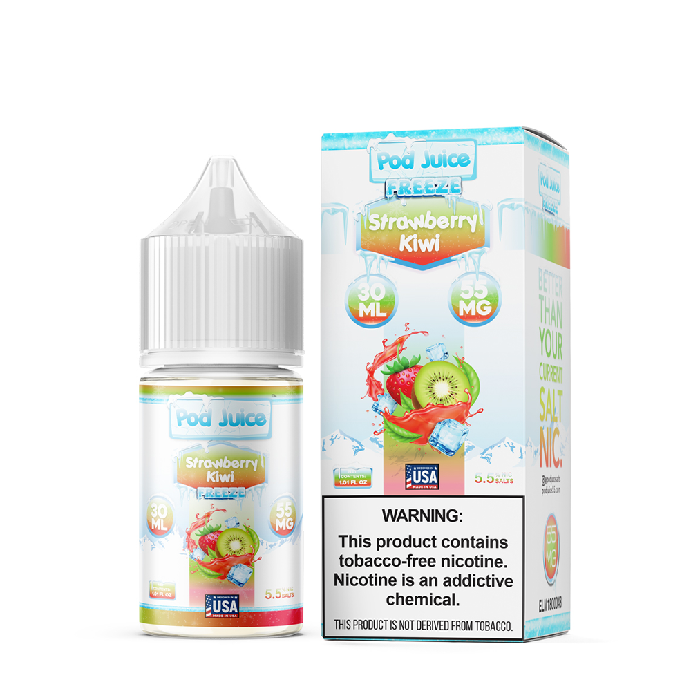 Pod Juice Freeze Salts - Strawberry Kiwi 30mL