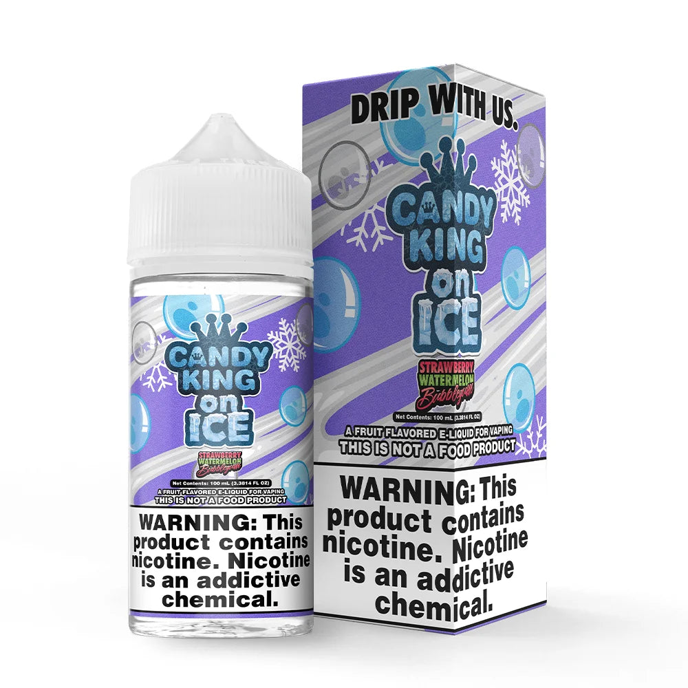Candy King on ICE - Strawberry Watermelon Bubblegum Ice 100mL