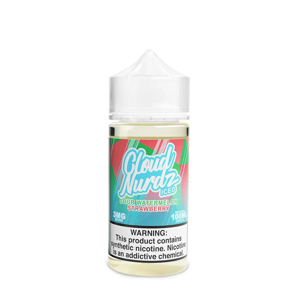 Cloud Nurdz ICED - Sour Watermelon Strawberry 100mL
