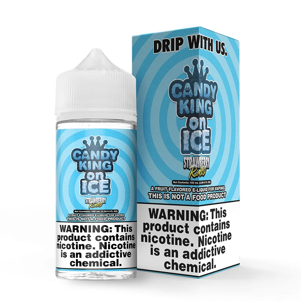 Candy King on ICE - Strawberry Rolls Ice 100mL