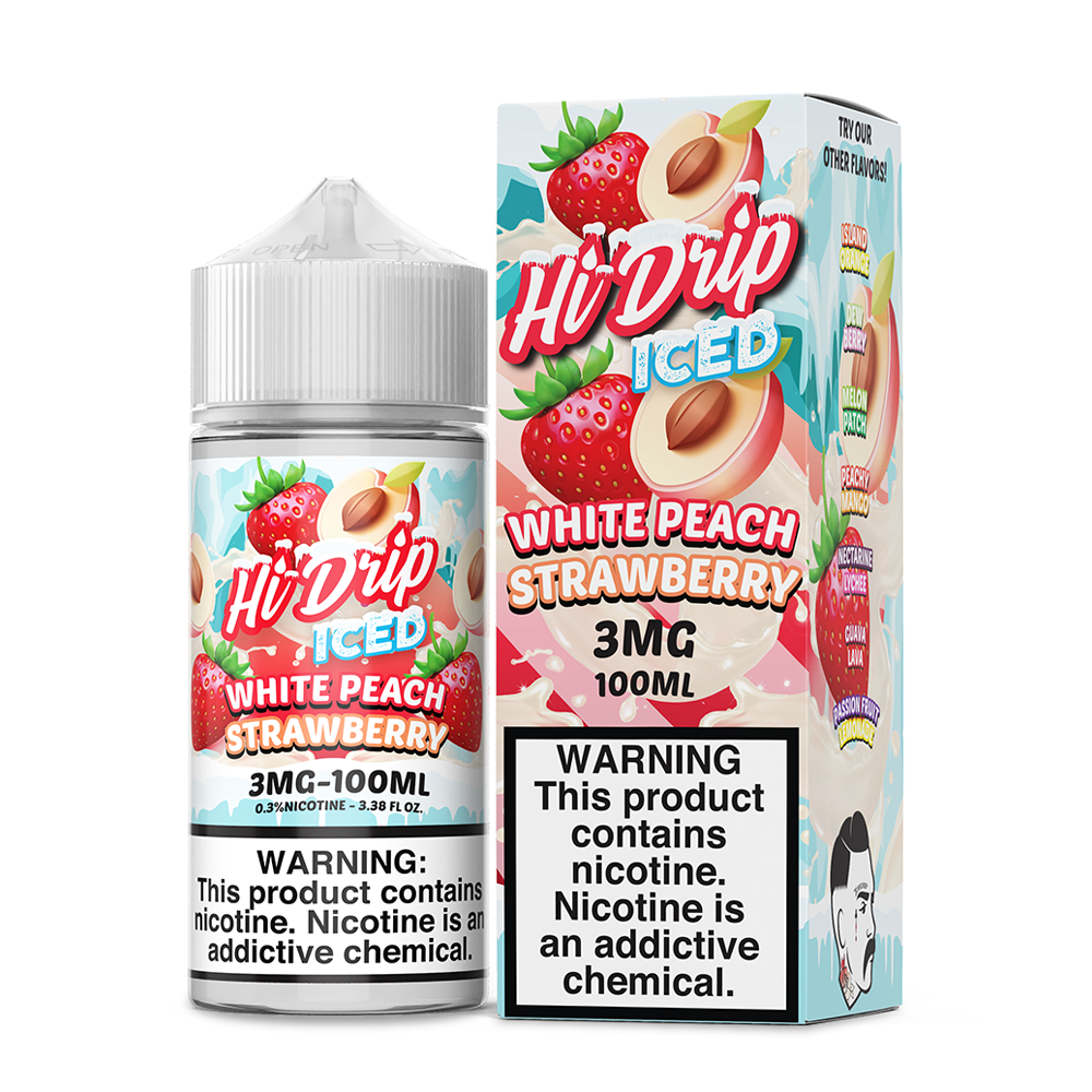 Hi-Drip ICED - White Peach Strawberry 100mL