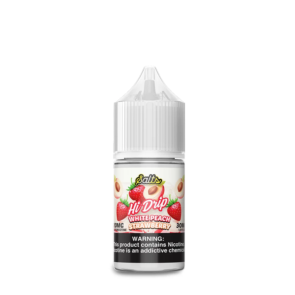 Hi-Drip Salts - White Peach Strawberry 30mL