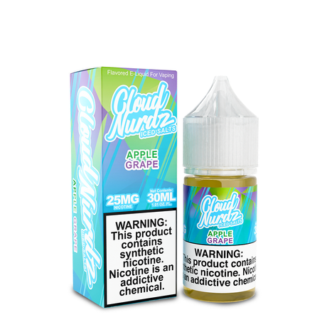 Cloud Nurdz Salts ICED - Grape Apple 30mL