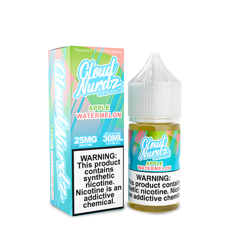 Cloud Nurdz Salts ICED - Apple Watermelon 30mL