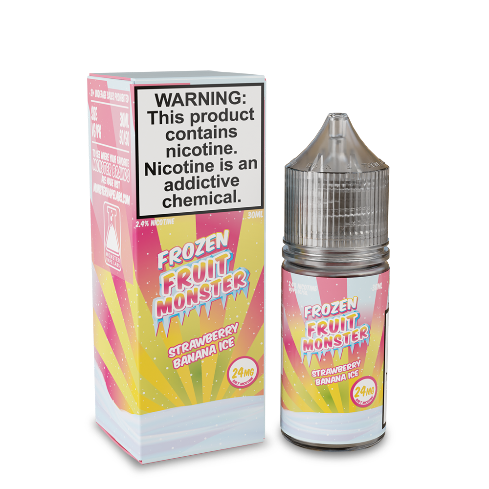 Frozen Fruit Monster Salt - ICE Strawberry Banana 30mL