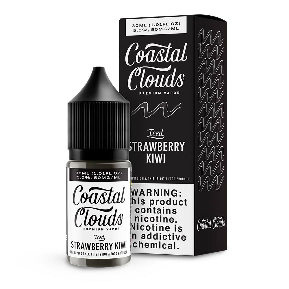 Coastal Clouds Salts ICED - Strawberry Kiwi 30mL