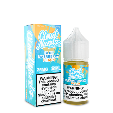 Cloud Nurdz Salts ICED - Blue Raspberry Peach 30mL