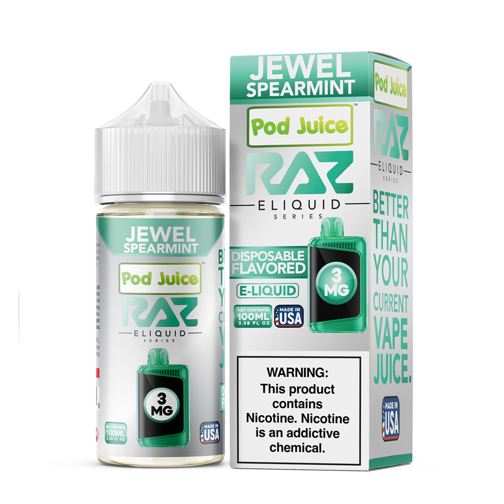 Pod Juice x RAZ - Jewel Spearmint 100mL