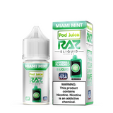 Pod Juice x RAZ Salts - Miami Mint 30mL