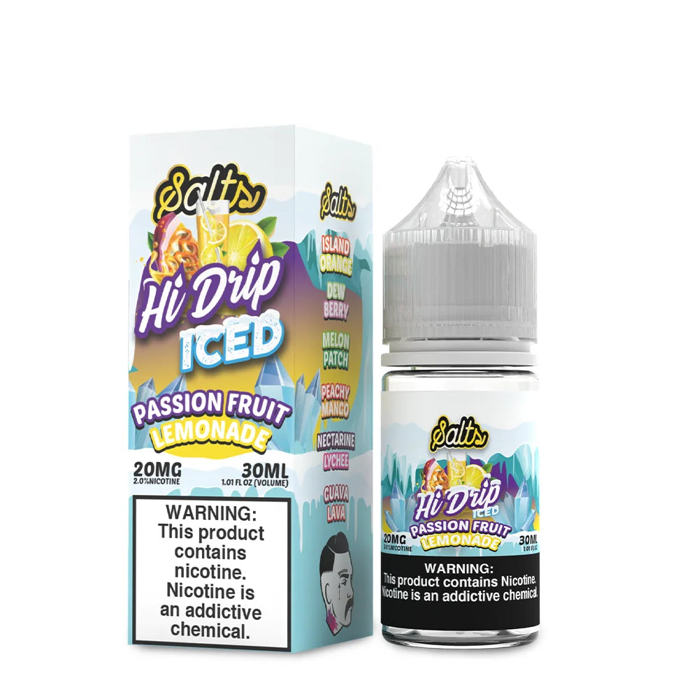 Hi-Drip Salts ICED - Passionfruit Lemonade 30mL