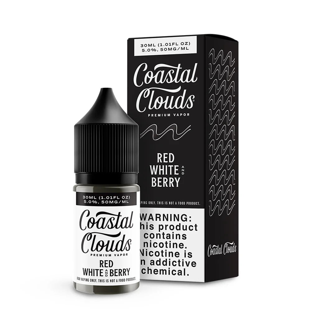Coastal Clouds Salts - Red White and Berry 30mL