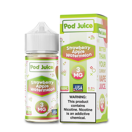 Pod Juice - Strawberry Apple Watermelon 100mL