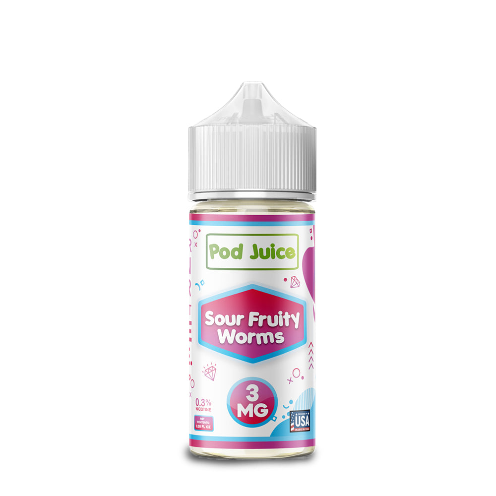 Pod Juice - Sour Fruity Worms 100mL