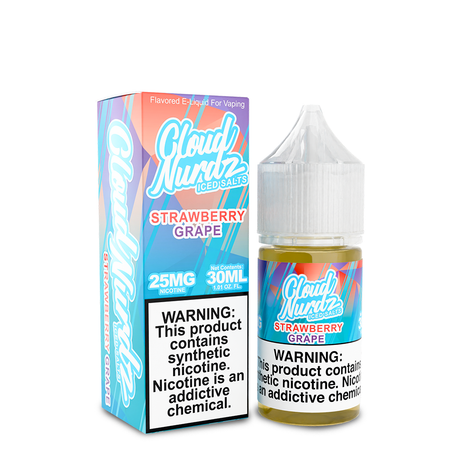 Cloud Nurdz Salts ICED - Grape Strawberry 30mL