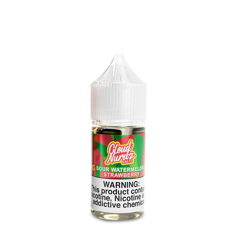 Cloud Nurdz Salts - Sour Watermelon Strawberry 30mL